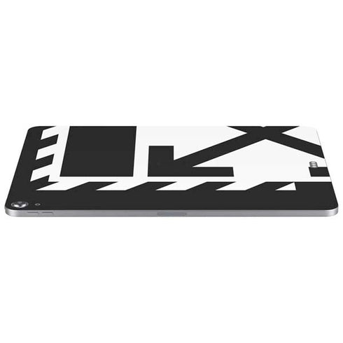 Black and White Geometric Shapes Apple iPad Air Skin