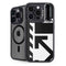 Black and White Geometric Shapes iPhone 13 Pro Kickstand Case