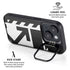 Black and White Geometric Shapes iPhone 14 Plus Kickstand Case