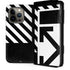Black and White Geometric Shapes iPhone 14 Pro Folio Case