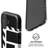 Black and White Geometric Shapes iPhone 16 Magsafe Impact Case