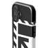 Black and White Geometric Shapes iPhone 16 Plus Impact Case