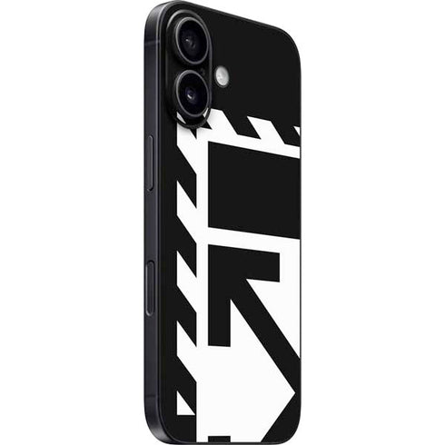 Black and White Geometric Shapes iPhone 16 Plus Skin
