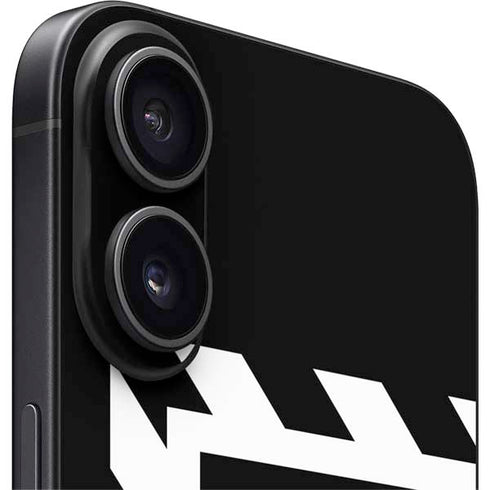 Black and White Geometric Shapes iPhone 16 Plus Skin