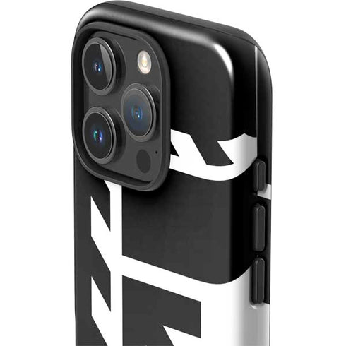 Black and White Geometric Shapes iPhone 16 Pro Impact Case