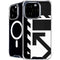 Black and White Geometric Shapes iPhone 16 Pro MagSafe Case