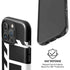Black and White Geometric Shapes iPhone 16 Pro Magsafe Impact Case