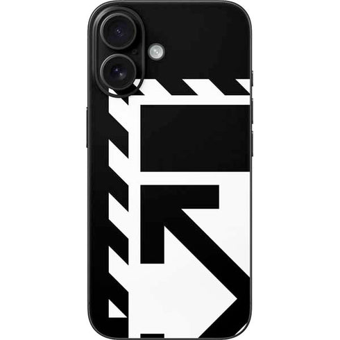 Black and White Geometric Shapes iPhone 16 Skin