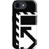 Black and White Geometric Shapes iPhone 16e Impact Case