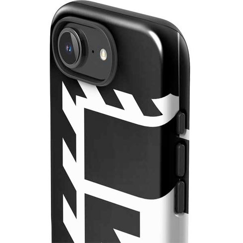 Black and White Geometric Shapes iPhone 16e Impact Case