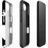 Black and White Geometric Shapes iPhone 16e Impact Case