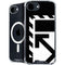 Black and White Geometric Shapes iPhone 16e MagSafe Case