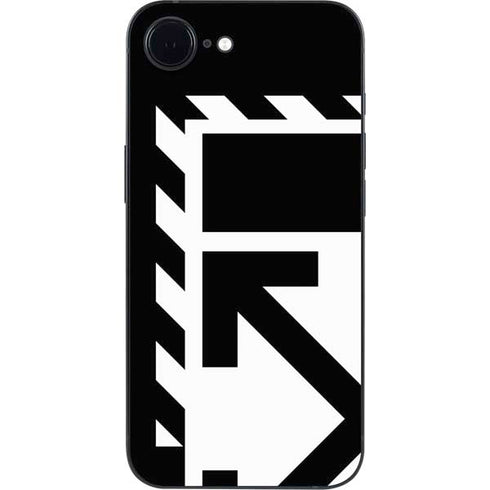 Black and White Geometric Shapes iPhone 16e Skin