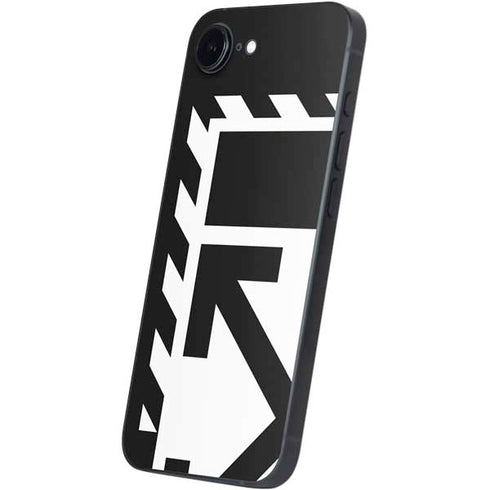 Black and White Geometric Shapes iPhone 16e Skin