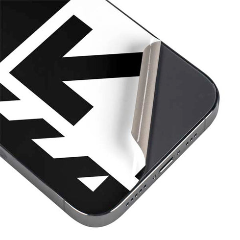 Black and White Geometric Shapes iPhone 16e Skin