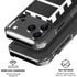 Black and White Geometric Shapes iPhone 18 Pro Clear Case