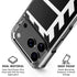 Black and White Geometric Shapes iPhone 18 Pro Clear Case