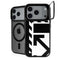 Black and White Geometric Shapes iPhone 18 Pro Kickstand Case