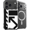 Black and White Geometric Shapes iPhone 18 Pro MagSafe Case