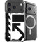 Black and White Geometric Shapes iPhone 18 Pro Max MagSafe Case