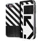 Black and White Geometric Shapes iPhone 7 Folio Case