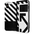 Black and White Geometric Shapes iPhone 8 Folio Case