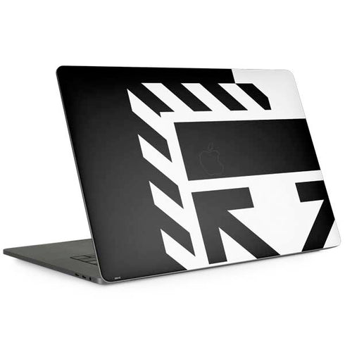 Black and White Geometric Shapes MacBook Skins