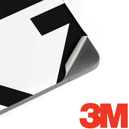 Black and White Geometric Shapes MacBook Skins