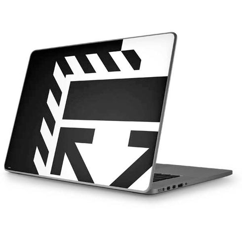 Black and White Geometric Shapes Apple MacBook Pro 17-inch Skin
