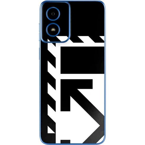 Black and White Geometric Shapes Moto G Play 4G (2024) Skin