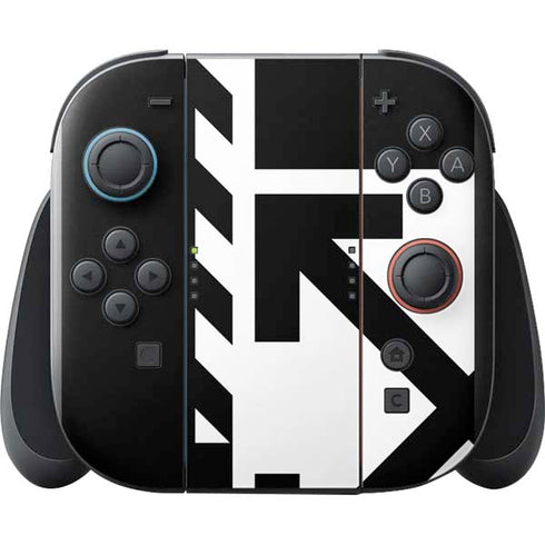 Black and White Geometric Shapes Nintendo Switch 2 (2025) with Joy-Con Skin