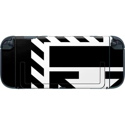 Black and White Geometric Shapes Nintendo Switch 2 (2025) with Joy-Con Skin