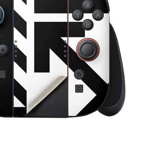Black and White Geometric Shapes Nintendo Switch 2 (2025) Joy-Con Controller Skin