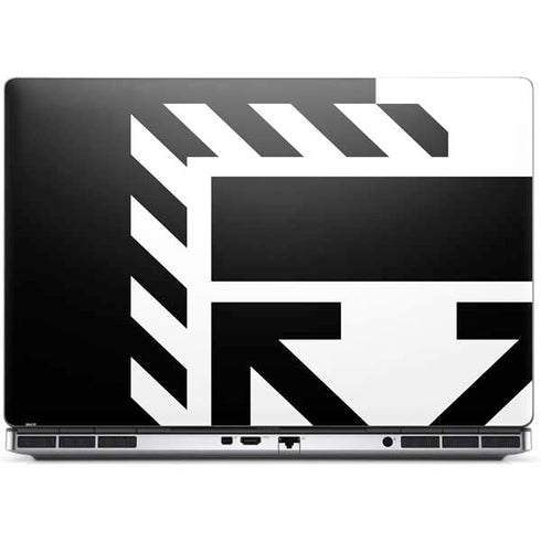 Black and White Geometric Shapes Dell Precision Skin