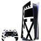 Black and White Geometric Shapes PlayStation PS5 Skins