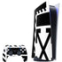 Black and White Geometric Shapes PlayStation PS5 Skins