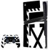 Black and White Geometric Shapes PlayStation PS5 Skins