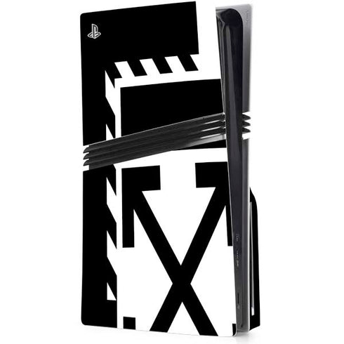 Black and White Geometric Shapes PlayStation PS5 Skins