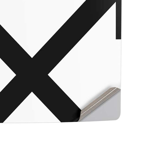 Black and White Geometric Shapes PS5 Pro Disk Console Skin