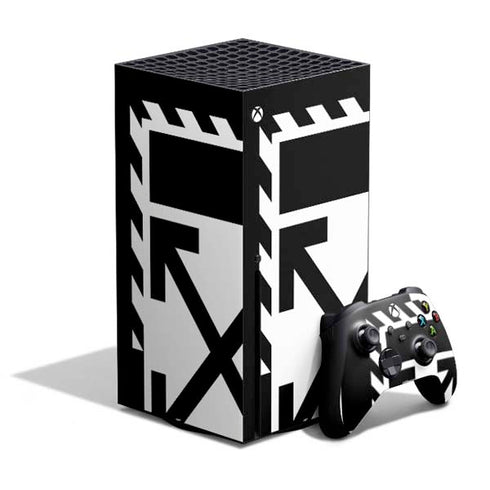 Black and White Geometric Shapes Xbox Series X Skins