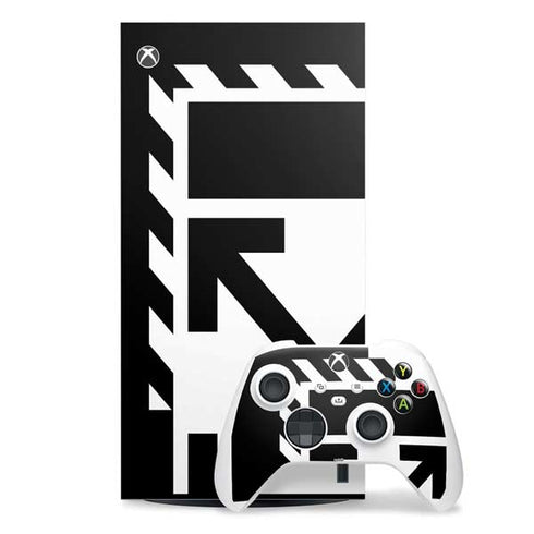 Black and White Geometric Shapes Xbox Series X Skins