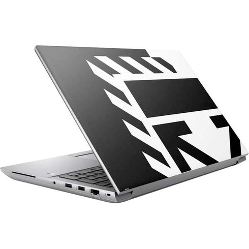Black and White Geometric Shapes HP ZBook Fury 16 G10 Skin
