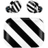 Black and White Geometric Stripes Amazon Echo Buds Skin