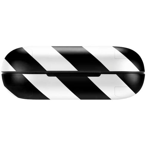 Black and White Geometric Stripes Amazon Echo Buds Skin