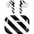 Black and White Geometric Stripes AirPods Skins