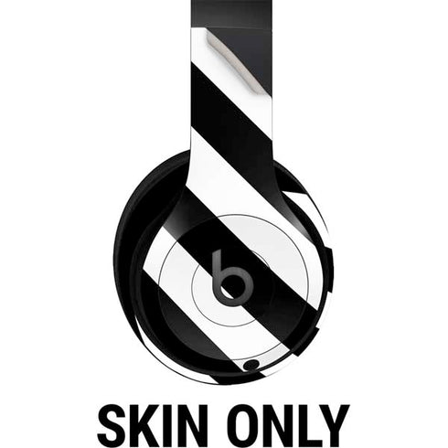 Black and White Geometric Stripes Beats Studio Pro Wireless Headphones Skin