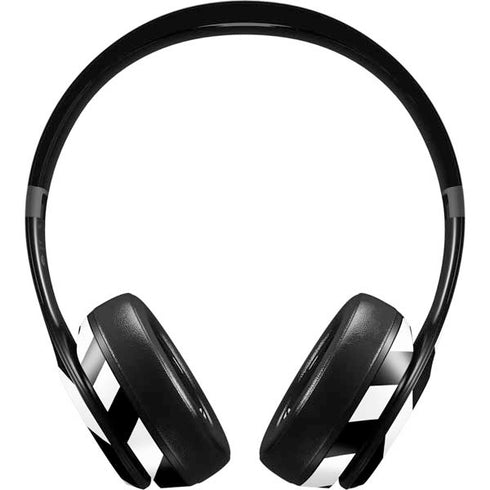 Black and White Geometric Stripes Beats Studio Pro Wireless Headphones Skin