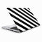 Black and White Geometric Stripes HP Elitebook Skin
