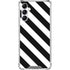 Black and White Geometric Stripes Gabb Phone 4 Clear Case