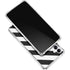 Black and White Geometric Stripes Galaxy A16 5G Clear Case